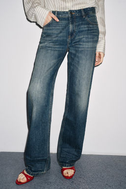 ZW COLLECTION LOW-RISE BOOTCUT JEANS - Zara фото 2
