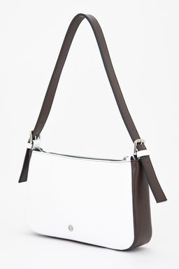 Сумка женская Ц-549/2.1 белый+коричневый - Protege фото 5