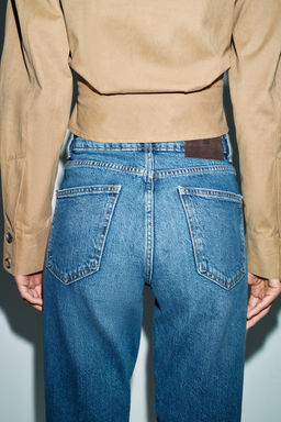 Z.01 MOM FIT HIGH-WAIST JEANS - Zara фото 18