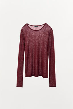 100% WOOL T-SHIRT - Zara фото 6