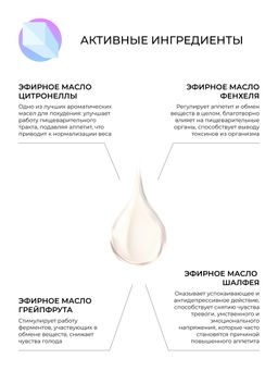 Комплекс эфирных масел Для снижения аппетита - Siberina фото 4
