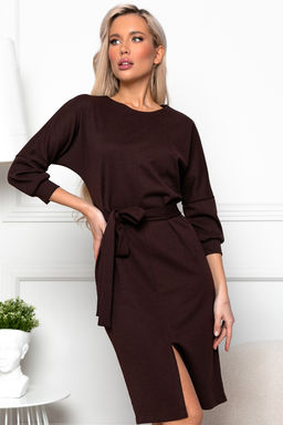 Платье Open Style 6087 коричневый