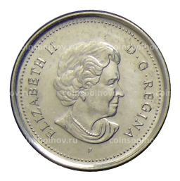 Монета 10 центов 2004 года P Канада