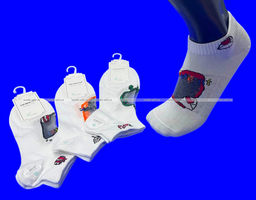 Цена за 6 пар. 6 ПАР - MORRAH носки женские укороченные хлопок + капрон АССОРТИ