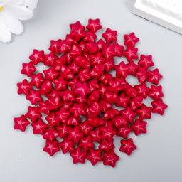 Сургуч в гранулах в пакете Звёздочки фуксия матовый 55 гр 12х8 см - Simaland фото 2