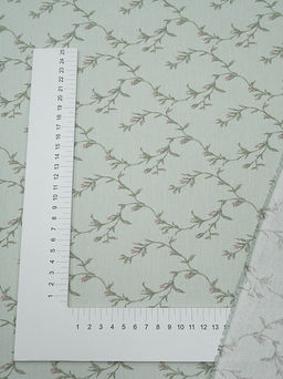 Сатин Элегия цветения - бутончики, (комп), ш.2.35м, хлопок-100%, 110гр/м.кв - Купава фото 4