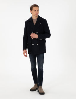 Lacivert Ex. Slim Fit Ka_e Kaban - Pierre cardin фото 4