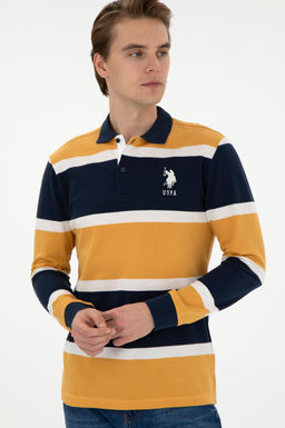 Мужской горчичный свитшот Неожиданная скидка в корзине - U.s. polo assn фото 3