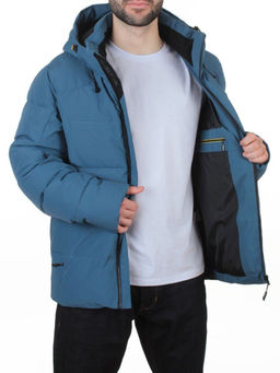 D6259 BLUE Куртка зимняя мужская (200 гр. холлофайбер)