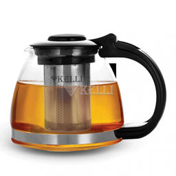 Чайник заварочный 1000 мл стекло/пластик арт. 3086-KL Kelli