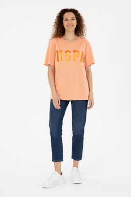 U. S. Polo Assn / Женская базовая футболка Salmon - U.s. polo assn фото 3