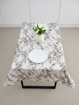 Скатерть - клеенка Белый мрамор - Гобеленглавснаб фото 2