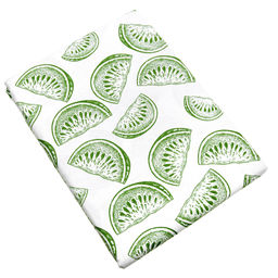 Скатерть 120х145см Астурия зеленый, длина стола до 105см, на 4 персоны, рогожка (хлопок 100%) 171г/м2, упаковка классическая, пакет ПВХ 28х41см, Домашняя мода (Россия)  фото 3