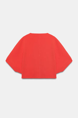 TOP CORTO PUNTO / Coral rojo
