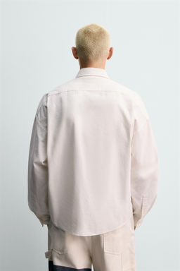 CHAMPION ® X ZARA OXFORD SHIRT WITH PATCHES  фото 3
