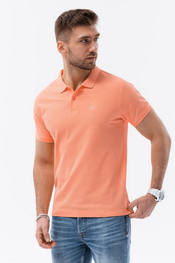 Поло OMBRE S1374-brzoskwiniowy