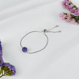 Браслет регулируемый из Чароита от 16 см