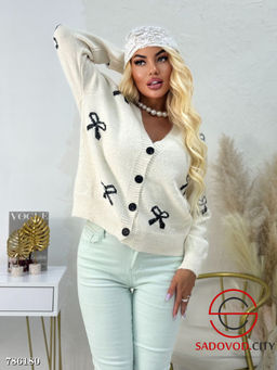 Кардиган укороченный на пуговицах - Bruno фото 8