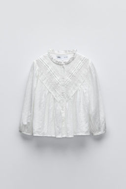 LACE ROMANTIC SHIRT - Zara фото 3