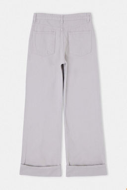 Gri D_K_ML_ Pa_a Detayl_ Y_ksek Bel Wde Leg Jeans TWOAW27JE00052 - Trendyolmilla фото 8