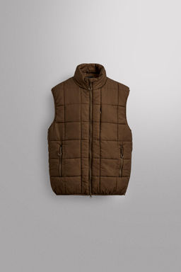 TECHNICAL PUFFER GILET - Zara фото 8