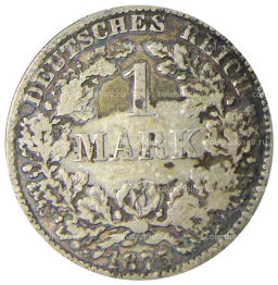 1 марка 1875 года B Германия