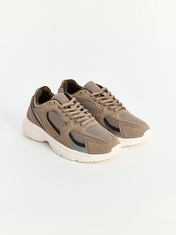 File Detayl? Kal?n Tabanl? Kad?n Sneaker