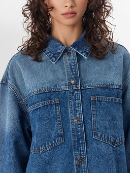 Жакет женский джинсовый - Mark formelle фото 4