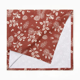 Скатерть «Этель New Year's plants» 149×250 см, 100% хл, рогожка 186 г/м²