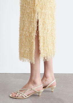 Falda l?piz con flecos - H&m фото 7