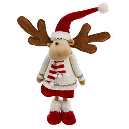Игрушка набивная "Олень", L28 W14 H47/34 см, 2в.