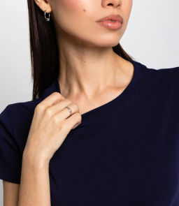 Футболка #КТ250361, тёмно-синий - Dommod фото 5