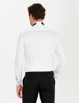 Beyaz Slim Fit Smokin G_mlek
