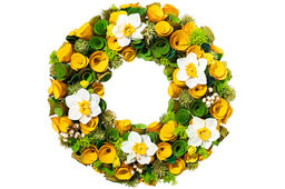 Пасхальное украшение венок 33*33*8 см, Солнечное утро, круг - Elan gallery фото 5