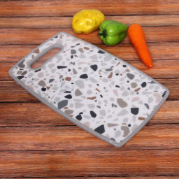 Цена за 2 шт. Доска разделочная "Stone" 23*37*1см Крошка светлая