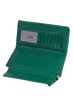 Женское портмоне из искусственной кожи, цвет зеленый - Greta фото 2