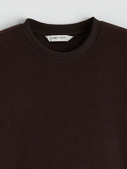 Bisiklet Yaka Erkek Sweatshirt