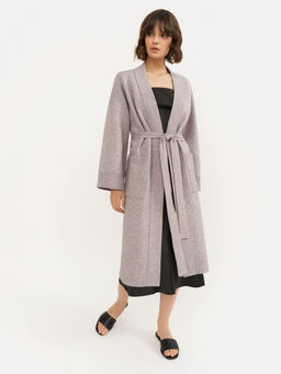 Conso/KPL 210701 - grey Пальто Трикотажное