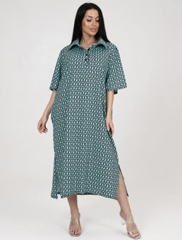 688 ЖЕНСКОЕ ПЛАТЬЕ (Ментол) - А-дина фото 2