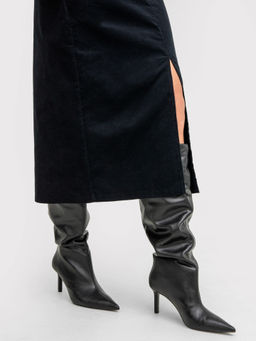 Юбка женская миди в черном цвете черный 152788 - Mark formelle фото 7