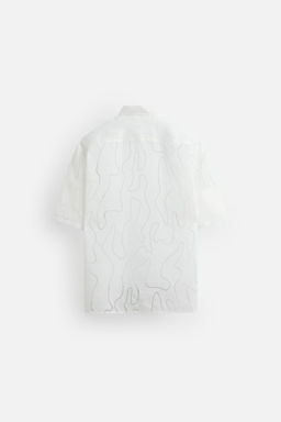ABSTRACT JACQUARD SHIRT - Zara фото 8