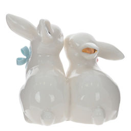 Фигурка декоративная "Зайцы", L11 W8 H10 см