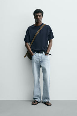 CAMISETA PUNTO LIGERO ALGOD?N / Marino