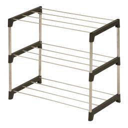 Подставка для обуви 3-ярусная металл. 60см