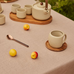 Скатерть SL HOME Coniferous, 220×135 см, лён 100%, 190 г/м²