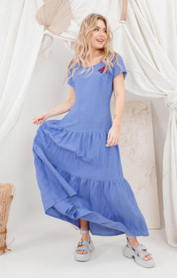 Платье AMORI 9650 василек