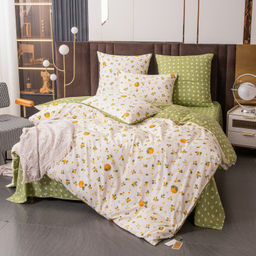 Комплект постельного белья Сатин 100% хлопок C638 2 спальный/70-70 2 шт;50-70 2 шт