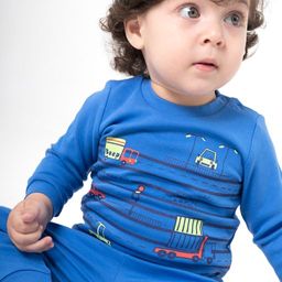 CRB wear/CSNB 62669-42 Джемпер для мальчика, синий/Ex.Cherubino