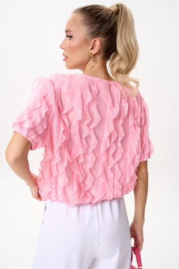 Блузка Лили (розовый) - Эльза фото 12