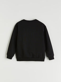 Bisiklet Yaka Erkek ?ocuk Sweatshirt